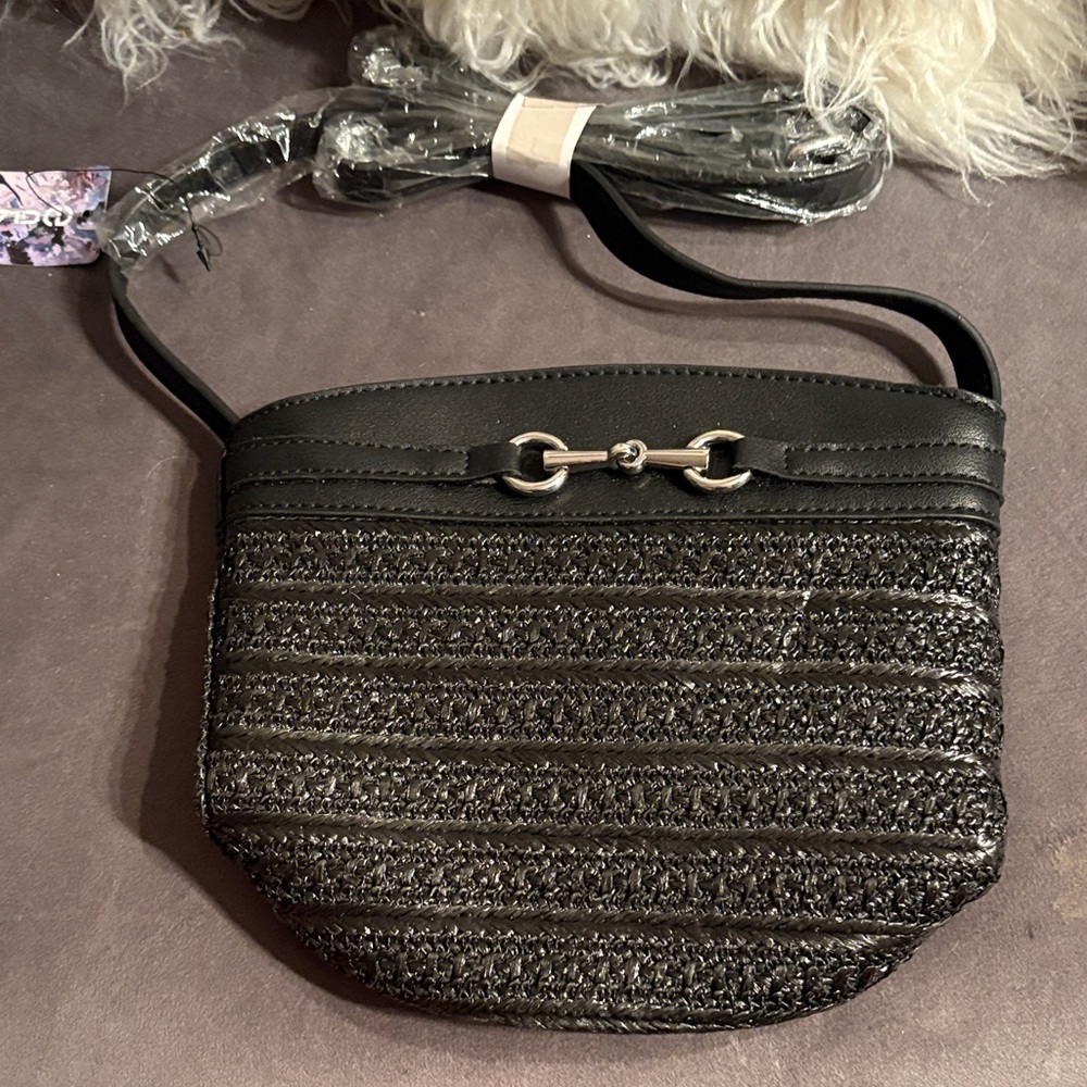 NWT-Elegant Black Crossbody Bag